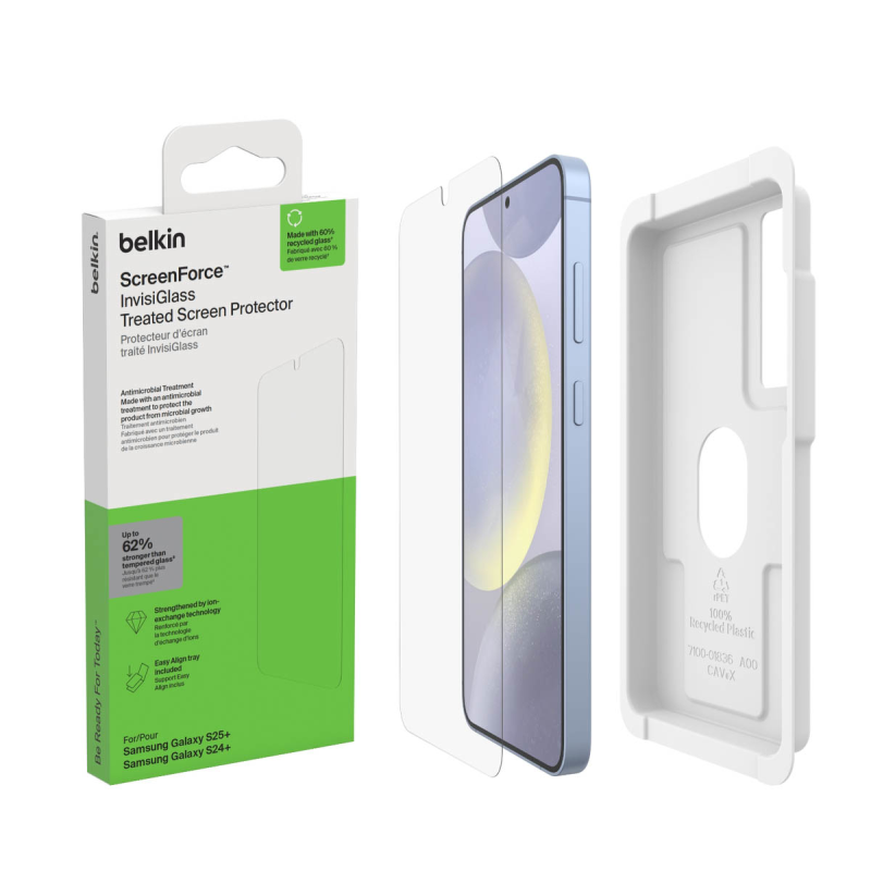 Belkin Szkło na Samsung S25+ / S24+, InvisiGlass, z... | PartsPC.pl