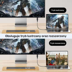 Unitek Adapter USB-C do HDMI 4K@60Hz | PartsPC.pl