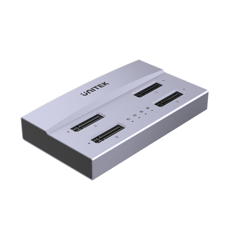 Unitek USB4 4-kieszeniowa stacja dokująca/ klonująca M.2... | PartsPC.pl