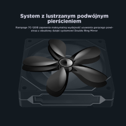 Rampage Wentylator do obudowy 120MM 1800RPM Infinite... | PartsPC.pl