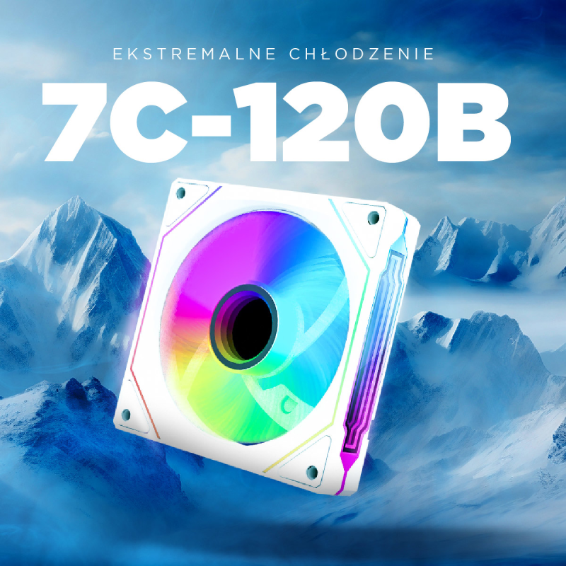 Rampage Wentylator do obudowy 120MM 1800RPM Infinite... | PartsPC.pl