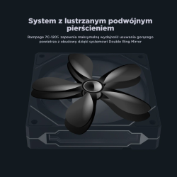 Rampage Wentylator do obudowy 120MM 1800RPM Infinite... | PartsPC.pl