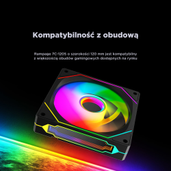Rampage Wentylator do obudowy 120MM 1800RPM Infinite... | PartsPC.pl