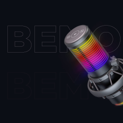Rampage Bemol Mikrofon gamingowy/do podcastów RGB USB-C... | PartsPC.pl