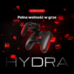 Rampage Hydra Pad bezprzewodowy RGB 2.4G Hall, spusty... | PartsPC.pl