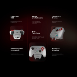 Rampage Hydra Pro Pad bezprzewodowy RGB 2.4G Hall... | PartsPC.pl