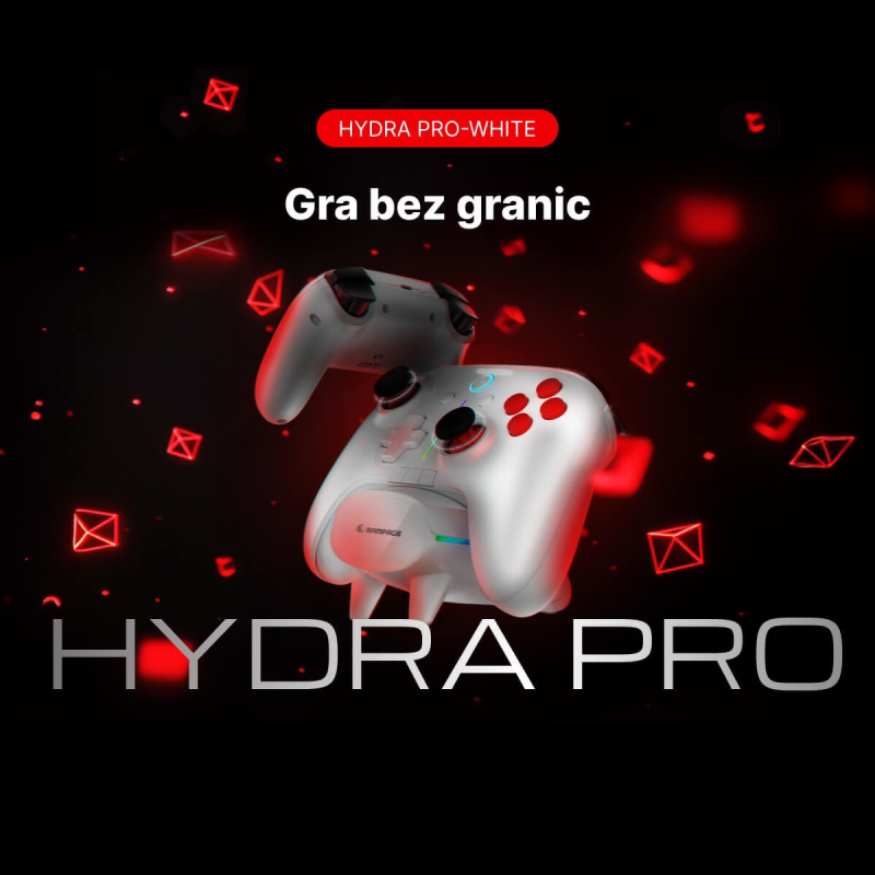 Rampage Hydra Pro Pad bezprzewodowy RGB 2.4G Hall... | PartsPC.pl