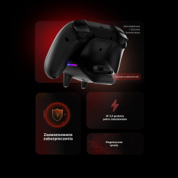 Rampage Hydra Pro Pad bezprzewodowy RGB 2.4G Hall... | PartsPC.pl