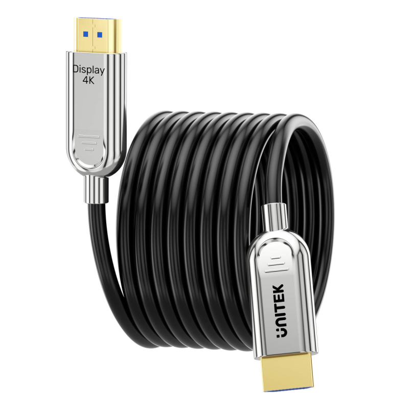 Unitek Kabel optyczny HDMI 2.0 AOC 4K 60Hz 50 m | PartsPC.pl