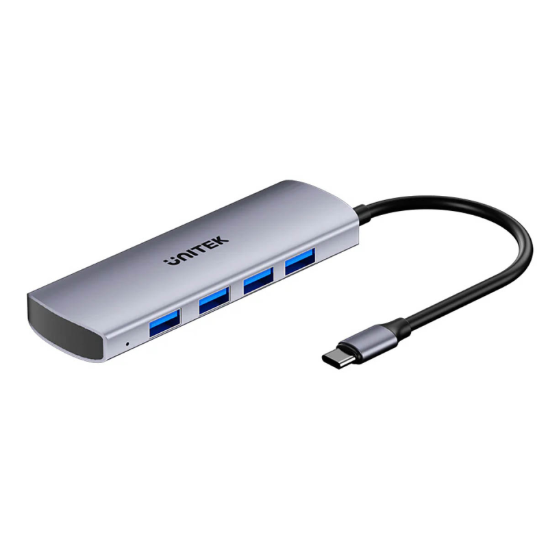 Unitek Hub 4w1 USB-C 10 Gbps, 4x USB-A H1112EGY01 | PartsPC.pl
