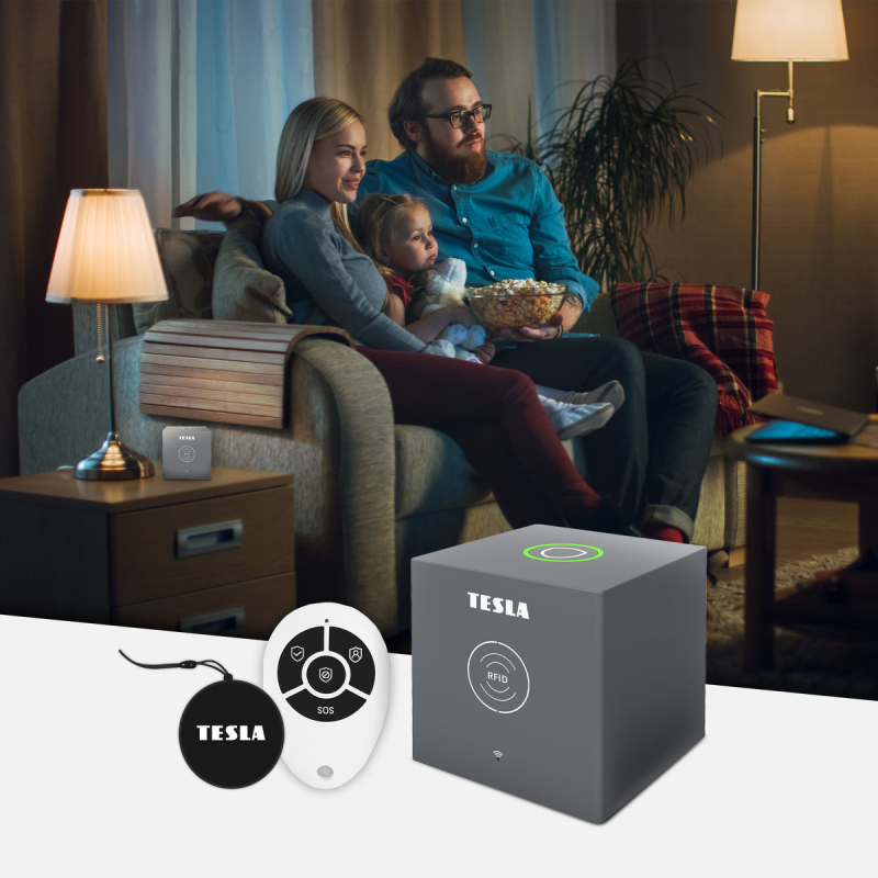 TESLA SecureQ i13 Inteligentny system bezpieczeństwa WiFi | PartsPC.pl