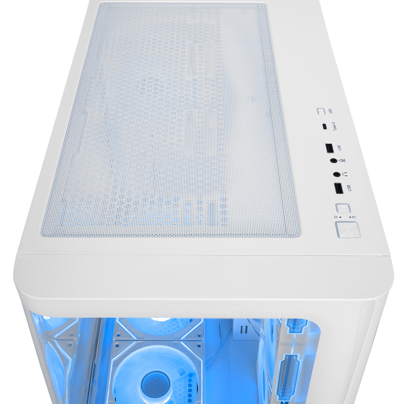 Rampage Loopy Obudowa PC akwarium 7x wentylator ARGB... | PartsPC.pl