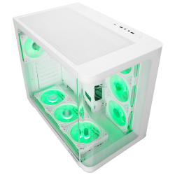 Rampage Loopy Obudowa PC akwarium 7x wentylator ARGB... | PartsPC.pl