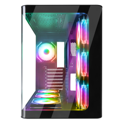 Rampage Loopy Obudowa PC akwarium 7x wentylator ARGB... | PartsPC.pl