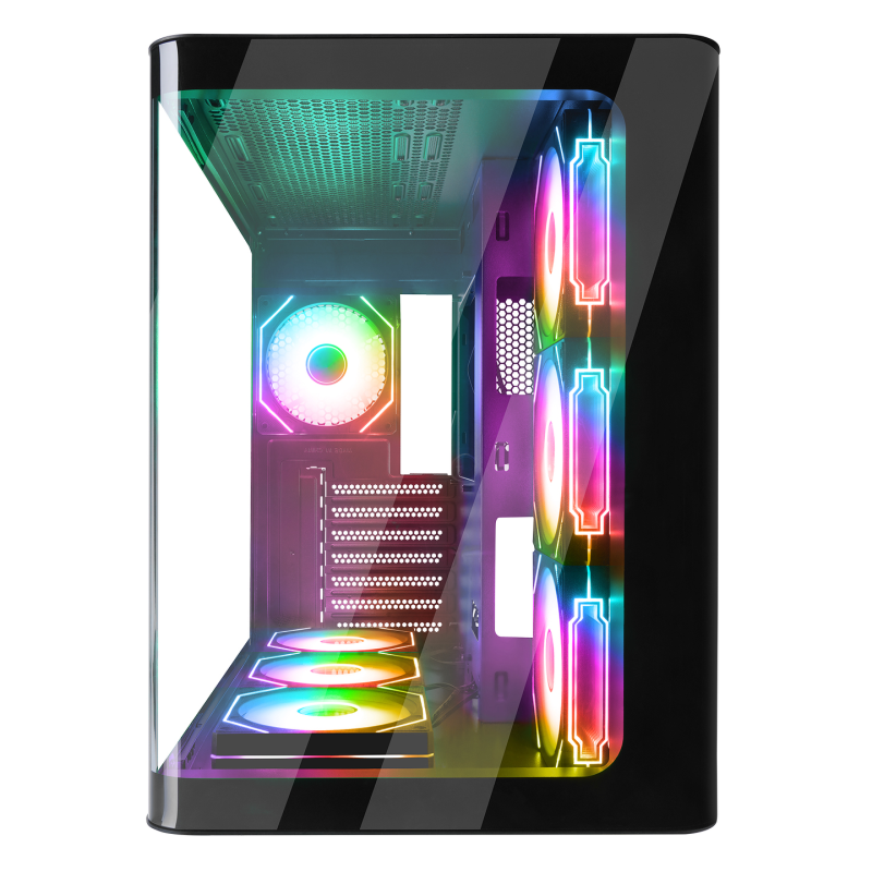 Rampage Loopy Obudowa PC akwarium 7x wentylator ARGB... | PartsPC.pl