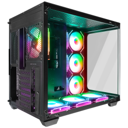 Rampage Loopy Obudowa PC akwarium 7x wentylator ARGB... | PartsPC.pl