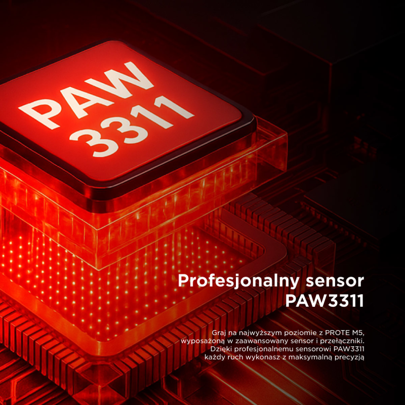 Rampage Prote M5 mysz bezprzewodowa 24000 DPI RGB LED 1K... | PartsPC.pl