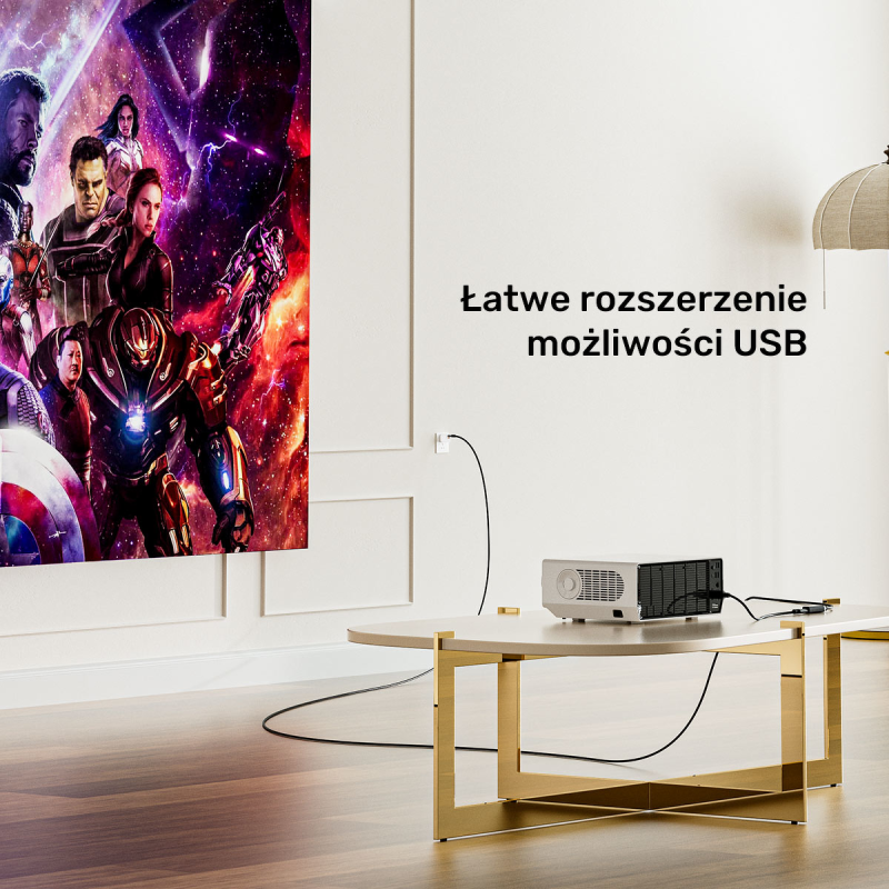 Unitek Kabel przedłużający USB-C 10 Gbps 5m, czarny | PartsPC.pl