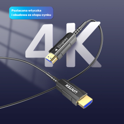 Unitek Kabel optyczny HDMI 2.0 AOC 4K 60Hz 7 m | PartsPC.pl