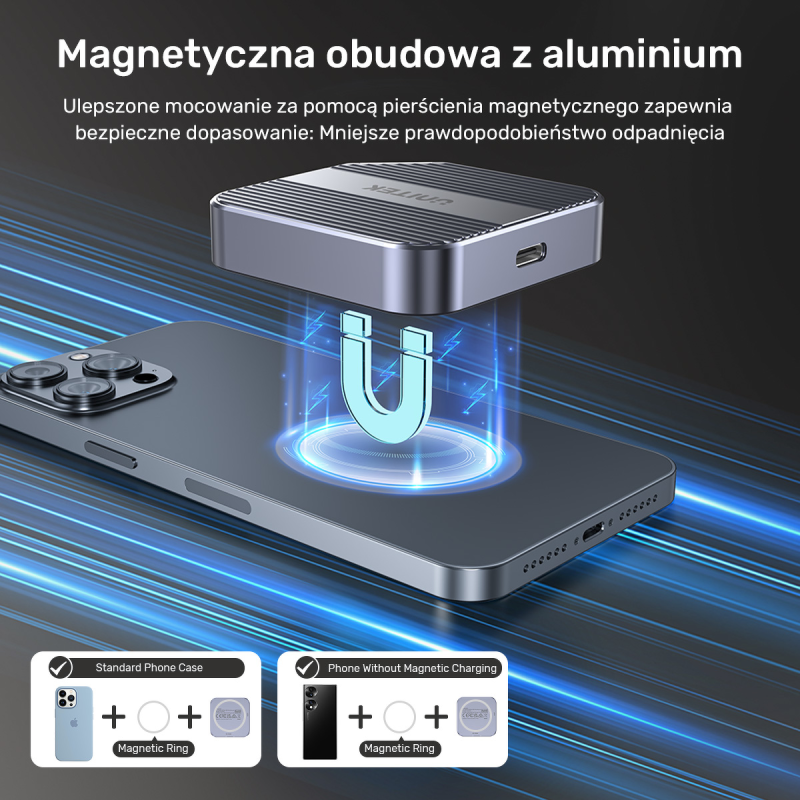 Unitek Obudowa magnetyczna SolidForce Reefer USB-C do... | PartsPC.pl