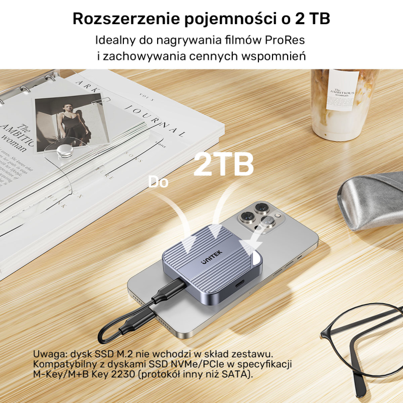 Unitek Obudowa magnetyczna SolidForce Reefer USB-C do... | PartsPC.pl