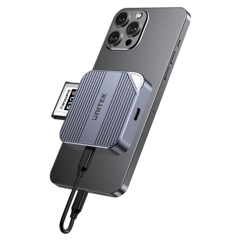 Unitek Magnetyczny czytnik kart CF Express Type B | PartsPC.pl