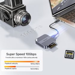 Unitek Magnetyczny czytnik kart CF Express Type B | PartsPC.pl