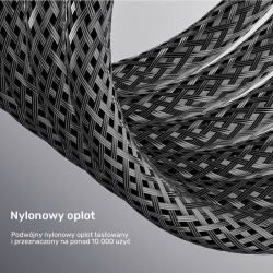 Unitek przewód 8K LUX HDMI 2.1 oplot 2 M | PartsPC.pl