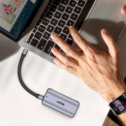 Unitek Aktywnie chłodzona obudowa M2 NvMe SSD USB4 40Gbps | PartsPC.pl