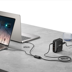 Unitek Kabel 2w1 USB-C PD 100W silikonowy 1,8 m | PartsPC.pl