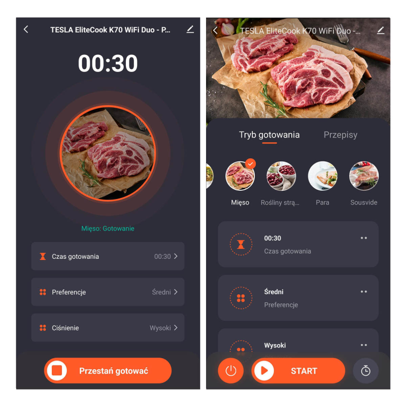 TESLA EliteCook K70 WiFi Duo multicooker 12w1 z funkcją... | PartsPC.pl