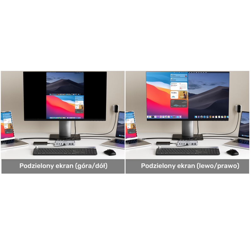 Unitek Przełącznik KVM USB-C 10Gbps z HDMI i transferem... | PartsPC.pl