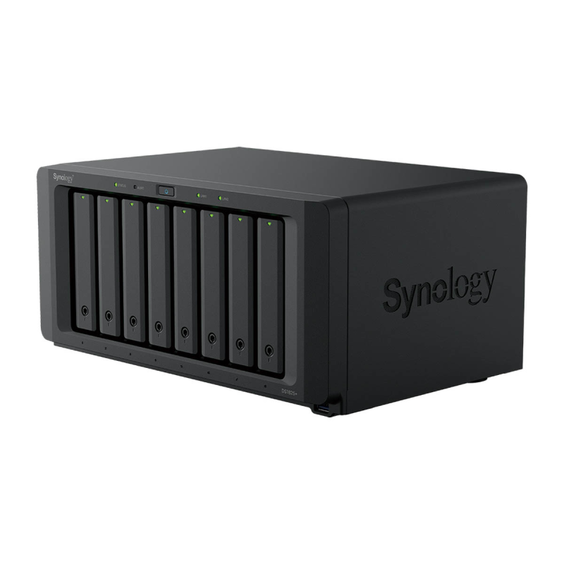 Synology DS1825+ | 8-zatokowy serwer NAS, AMD Ryzen, 8GB... | PartsPC.pl