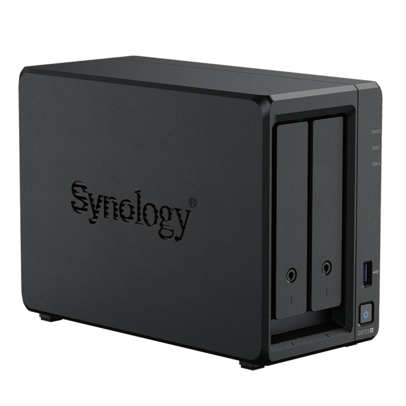 Synology DS725+ | 2-zatokowy serwer NAS, AMD Ryzen, 4GB... | PartsPC.pl