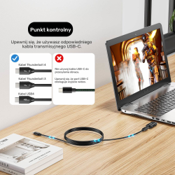 Adapter z HDMI do USB-C HDR/HDCP/ 4K 60Hz Unitek | PartsPC.pl