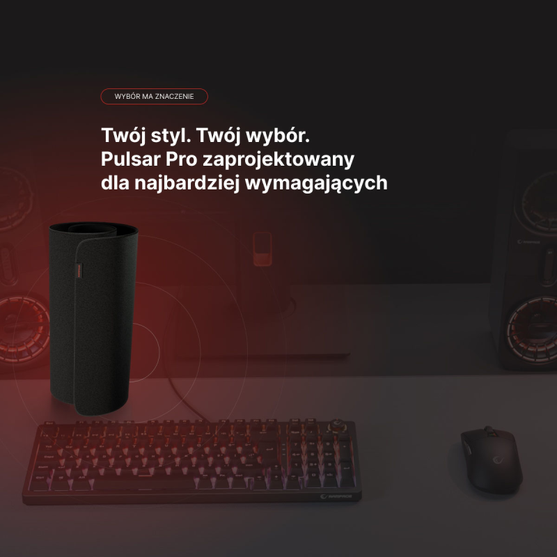 Rampage Podkładka gamingowa Pulsar Pro XXL tkanina... | PartsPC.pl