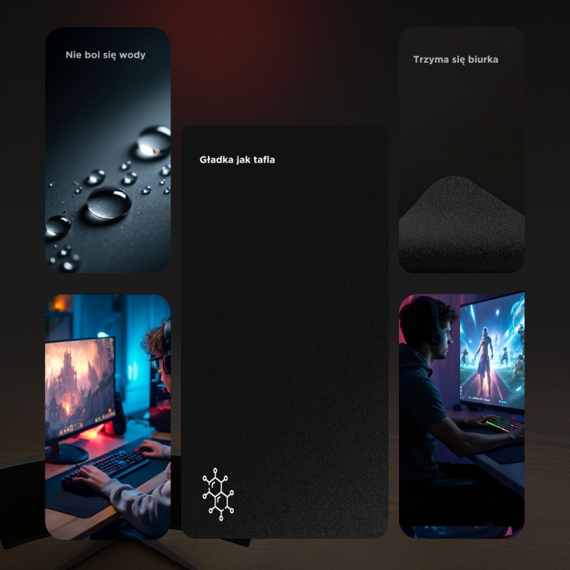 Rampage Podkładka gamingowa Pulsar Pro XXL tkanina... | PartsPC.pl