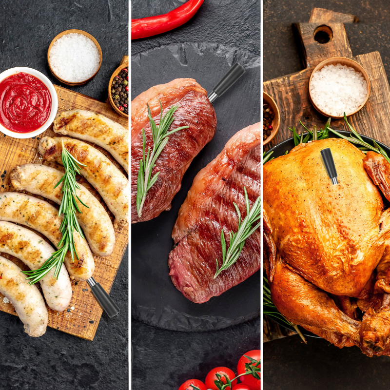 Tesla Cook BBQ 200 termometr do mięsa z sondą, Bluetooth... | PartsPC.pl