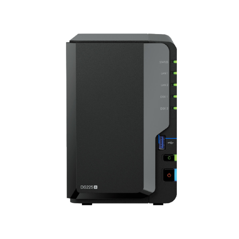 Synology DS225+ | 2-zatokowy serwer NAS, Intel Celeron... | PartsPC.pl