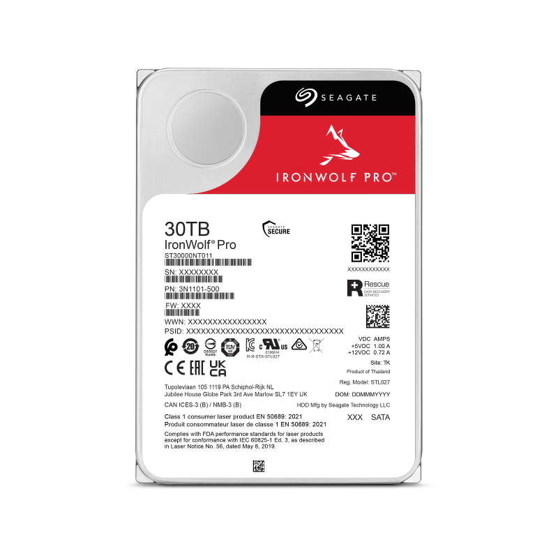 Seagate IronWolf Pro ST30000NT011 30TB SATA | PartsPC.pl