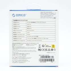 Orico Obudowa na dysk M.2 NVMe 2230, USB-C 10 Gbps... | PartsPC.pl