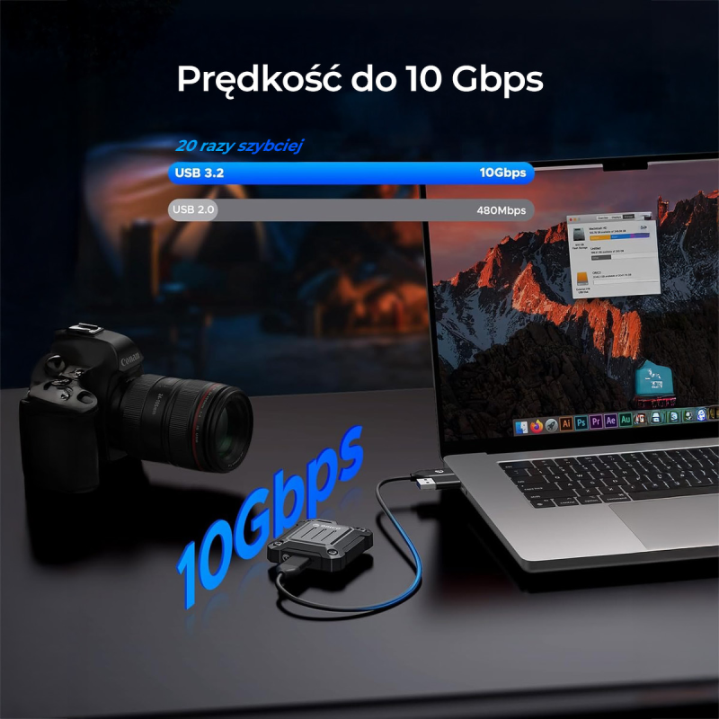 Orico Obudowa na dysk M.2 NVMe 2230, USB-C 10 Gbps... | PartsPC.pl