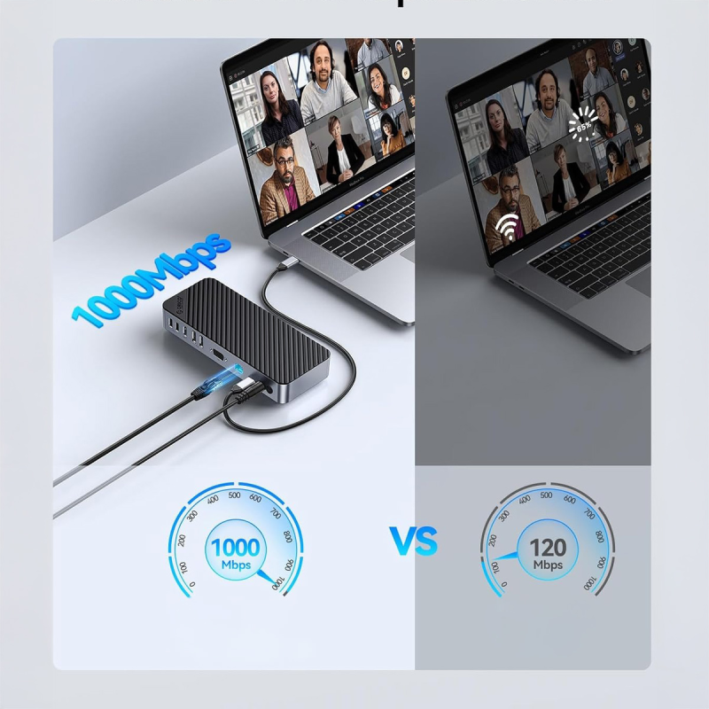 Orico Stacja dokująca USB-C 10 Gbps, 2x DP 4K, HDMI 4K... | PartsPC.pl