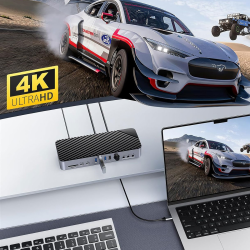 Orico Stacja dokująca USB-C 10 Gbps, 2x DP 4K, HDMI 4K... | PartsPC.pl