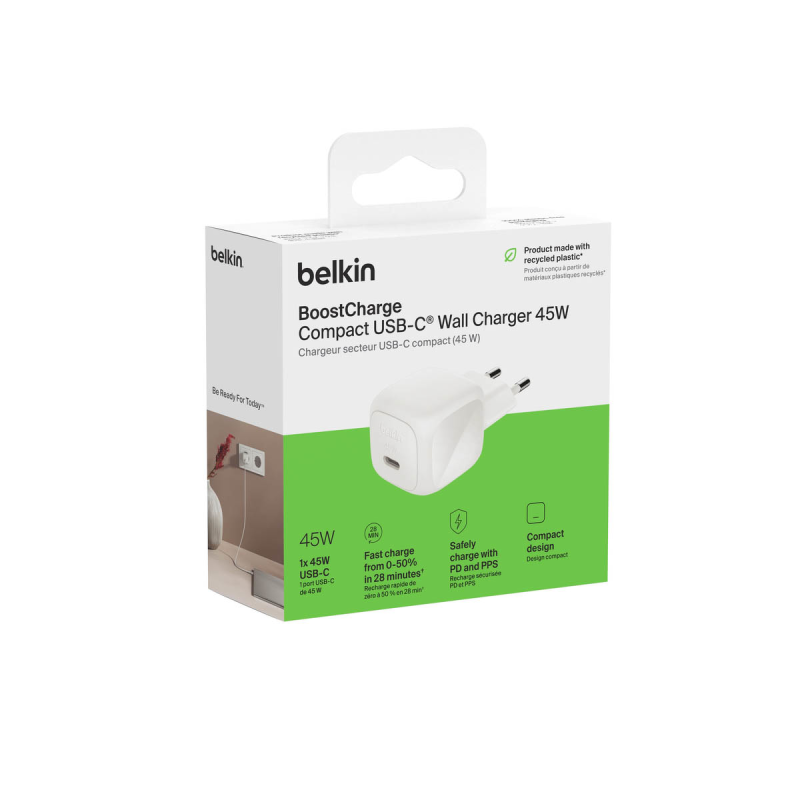 Belkin Ładowarka USB-C 45W, PD 3.1, BoostCharge... | PartsPC.pl