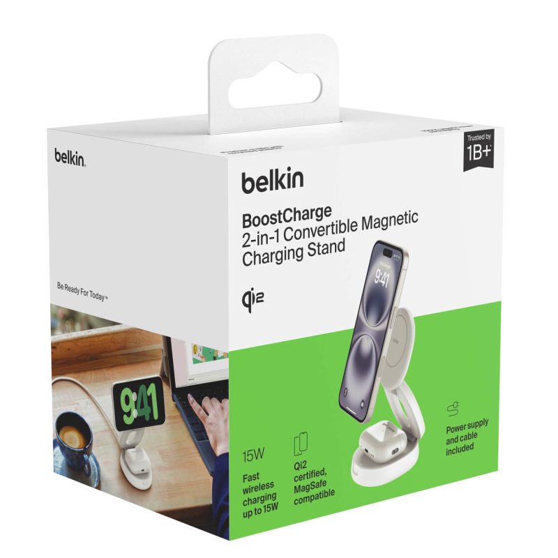 Belkin Ładowarka magnetyczna 2w1, składana, Qi2 15W... | PartsPC.pl