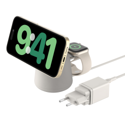 Belkin Ładowarka 2w1, magnetyczna Qi2 15W, do iPhone... | PartsPC.pl