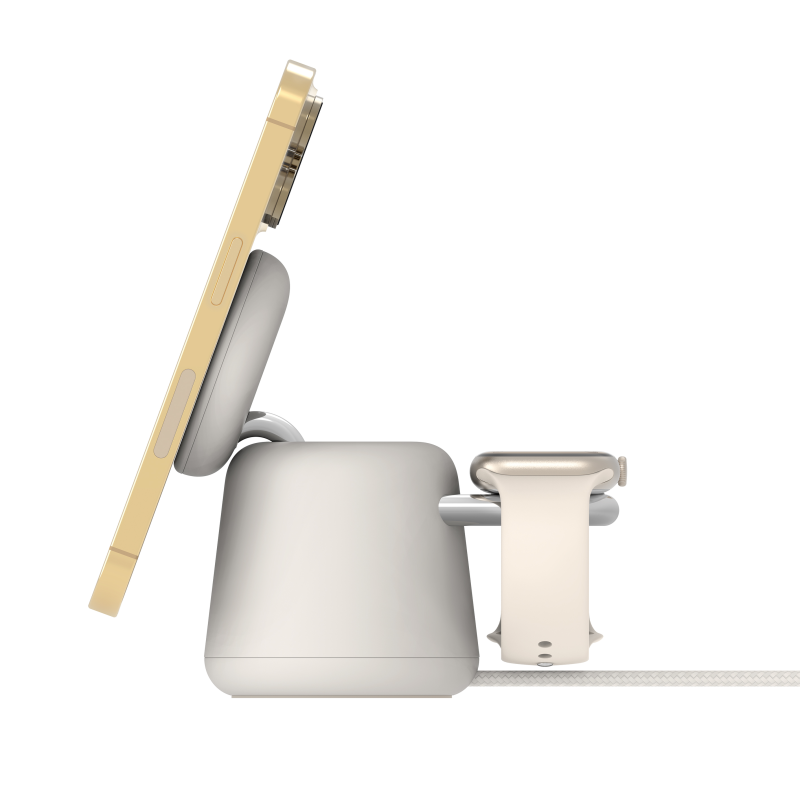 Belkin Ładowarka 2w1, magnetyczna Qi2 15W, do iPhone... | PartsPC.pl