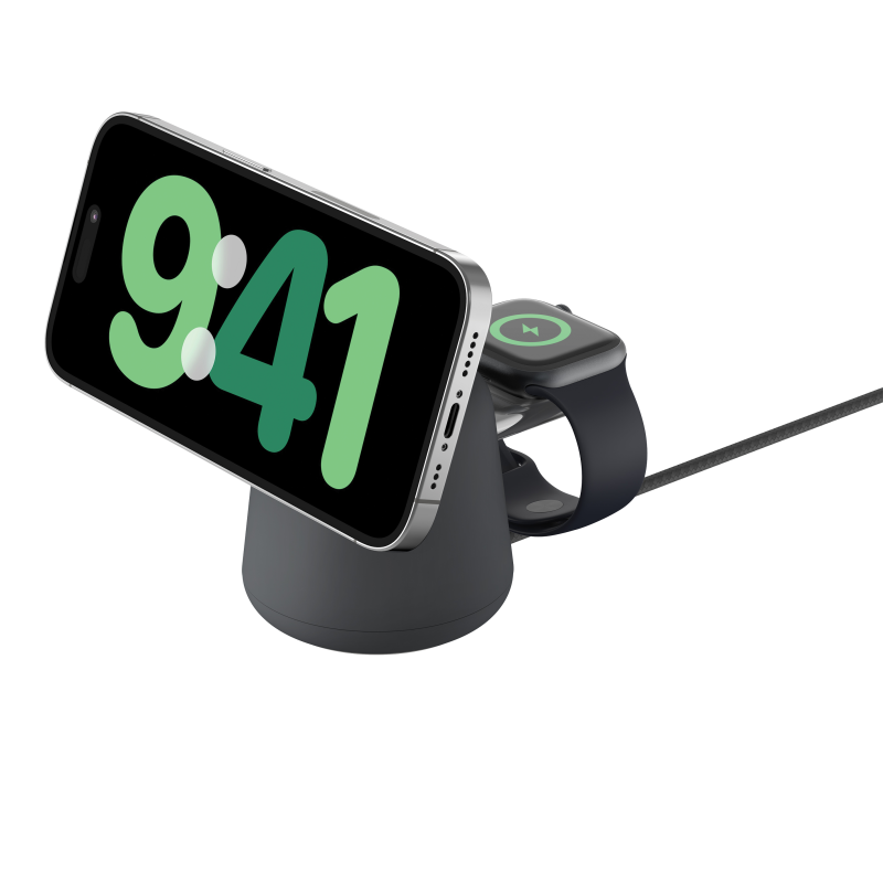 Belkin Ładowarka 2w1, magnetyczna Qi2 15W, do iPhone... | PartsPC.pl