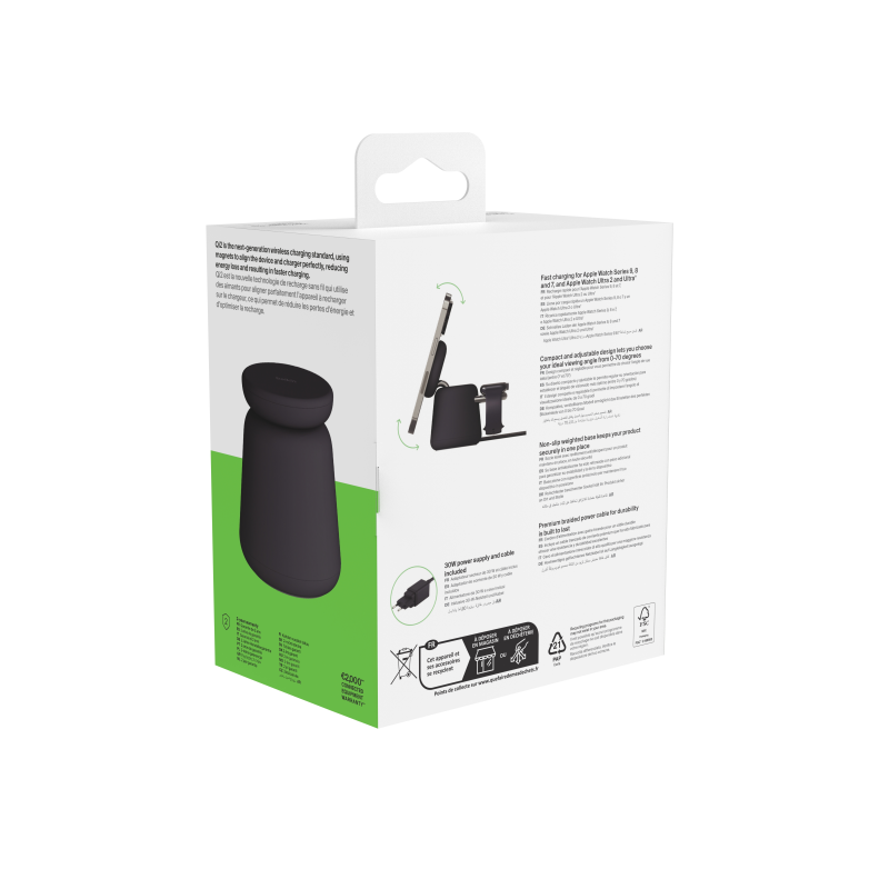 Belkin Ładowarka 2w1, magnetyczna Qi2 15W, do iPhone... | PartsPC.pl